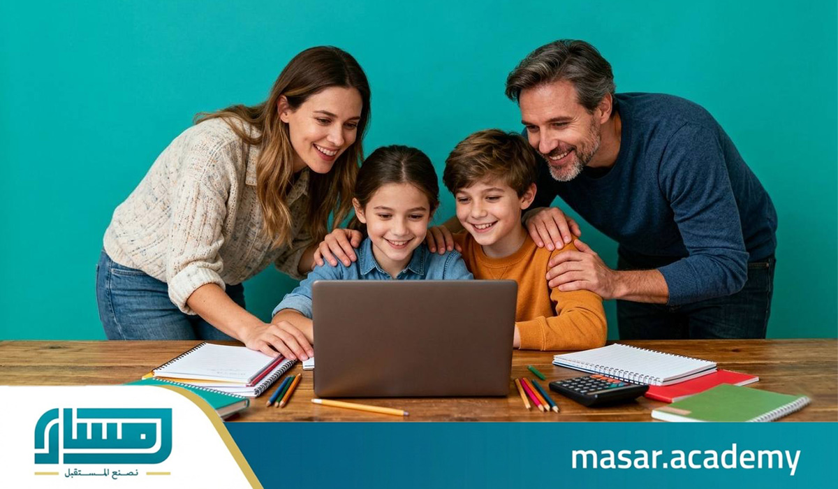 دور الأسرة في دعم الطلاب في نظام التعليم عن بعد