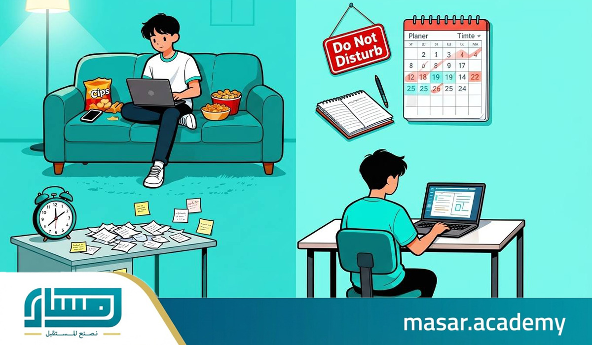 أهم الأخطاء التي يقع فيها المتعلمون عن بُعد وكيف تتجنبها