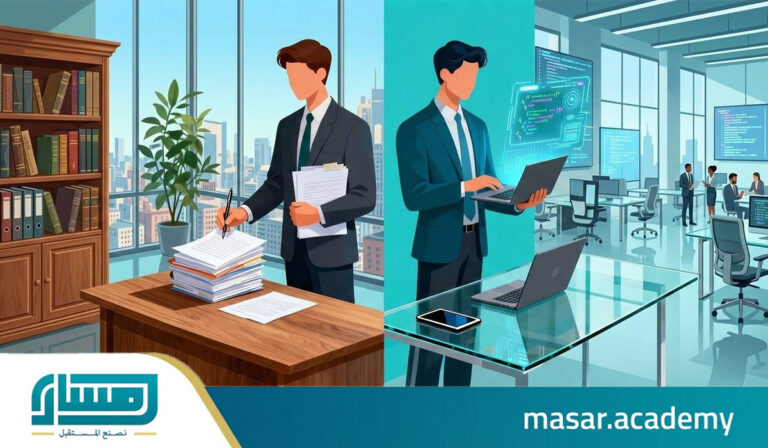 الفرق بين الموظف التقليدي والموظف متطور المهارات