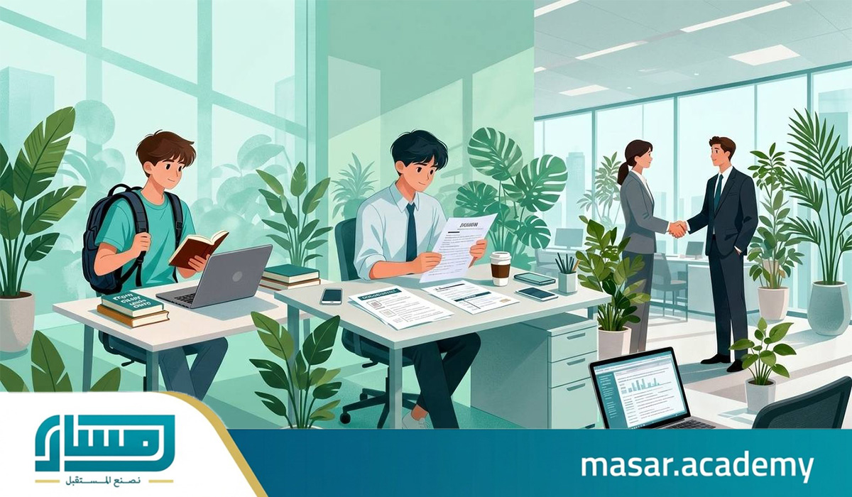 من طالب إلى محترف — رحلة الانتقال إلى سوق العمل