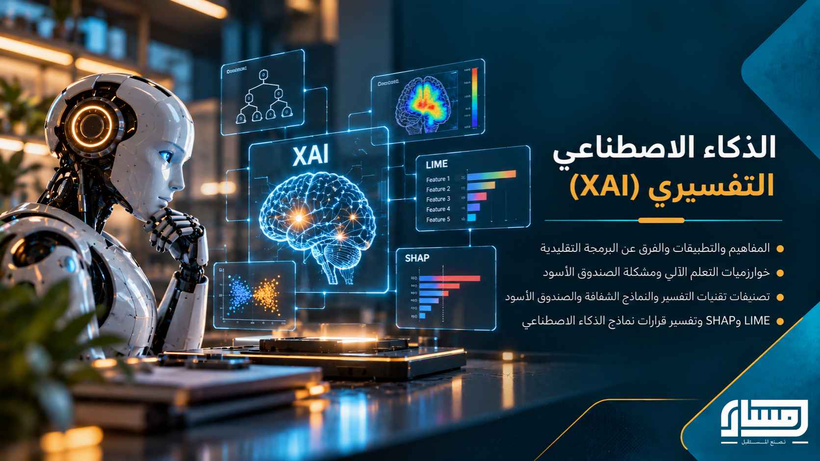 الذكاء الاصطناعي التفسيري: من فهم النماذج إلى تفسير القرارات وكشف الصندوق الأسود