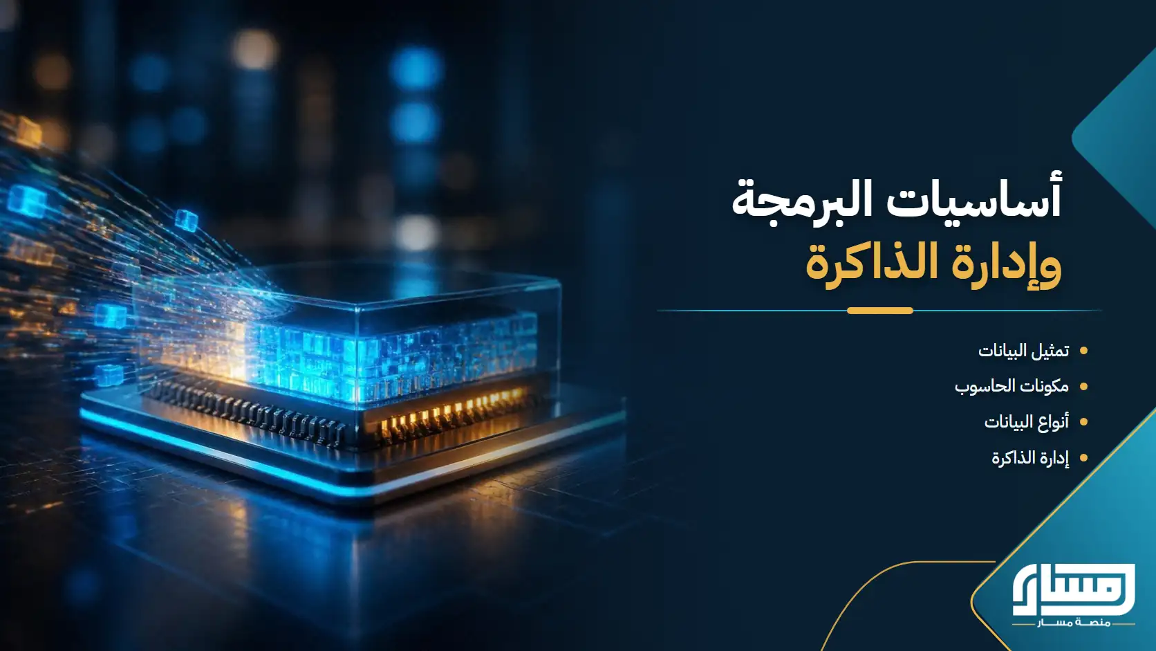 أساسيات البرمجة والحاسوب: من البيانات إلى إدارة الذاكرة
